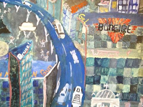 Archiv-Bild „Utopische Stadt“