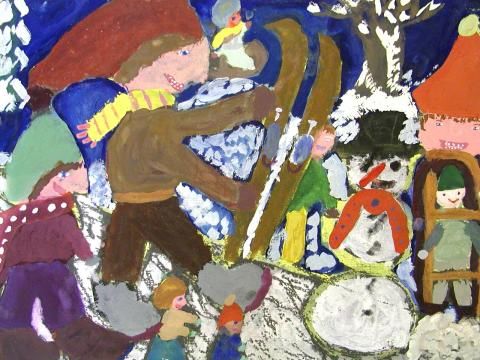 Archiv-Bild „Winterfreuden im Schnee“