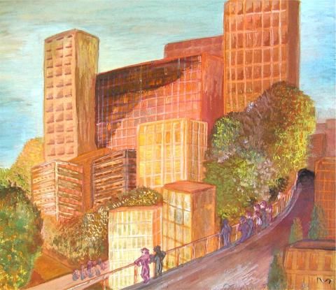 Archiv-Bild „Utopische Stadt“