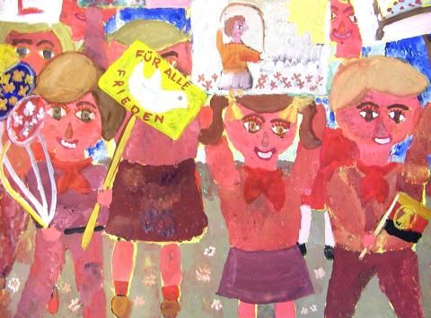 Archiv-Bild „Kinder wollen Frieden“