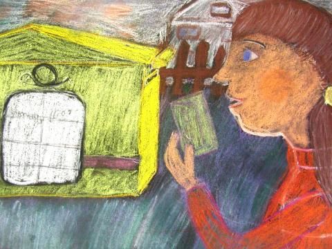 Archiv-Bild „Am Briefkasten“