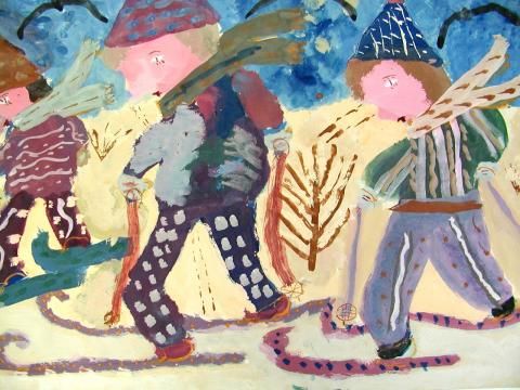 Archiv-Bild „Skiläufer“