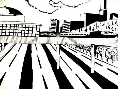 Archiv-Bild „Stadtlandschaft“