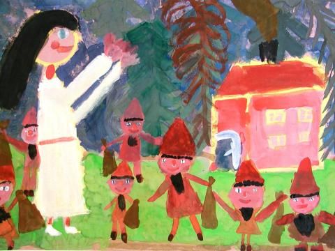 Archiv-Bild „Schneewittchen und die Zwerge“