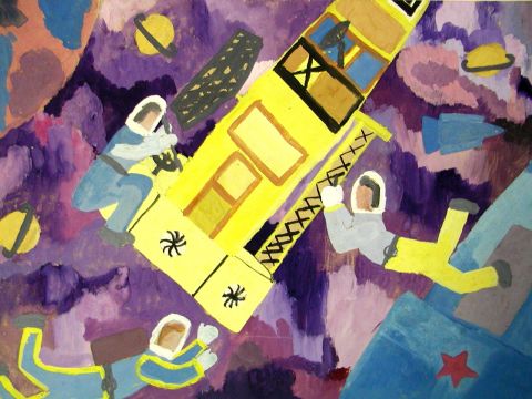 Archiv-Bild „An der Raumstation“