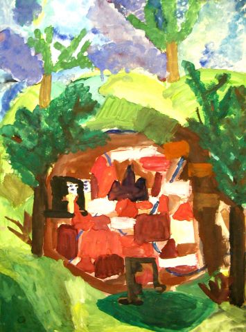 Archiv-Bild „Erfurt liegt zwischen den Bergen“