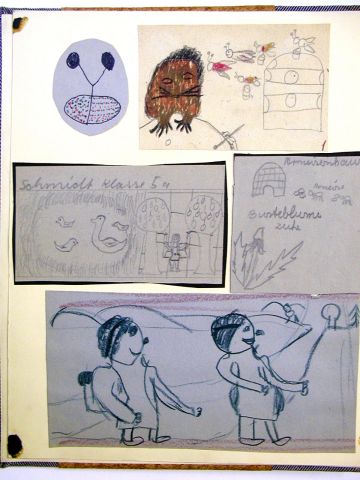 Archiv-Bild „Dokumentation: Wandbild an Erfurter Turnhalle, Blatt 3“