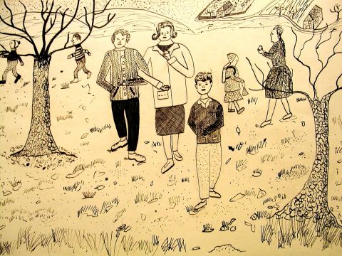 Archiv-Bild „Auf dem Schulhof“