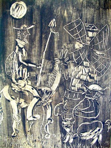 Archiv-Bild „Don Quichote und Sancho Pansa“