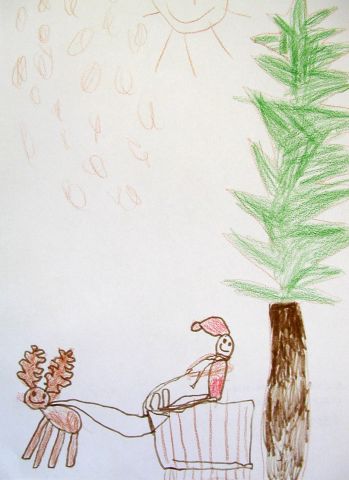 Archiv-Bild „Weihnachtsmann auf dem Schlitten“