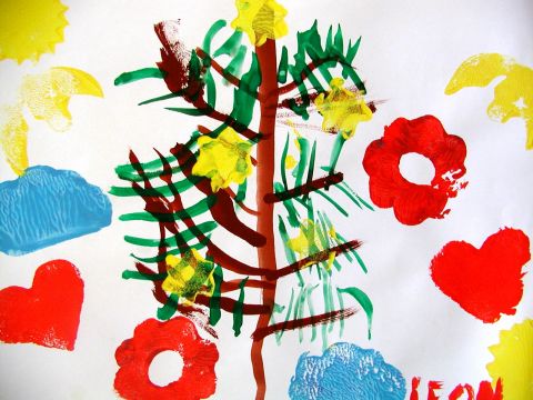 Archiv-Bild „Bunte Weihnachtsplätzchen unterm Weihnachtsbaum“