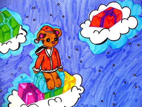 Archiv-Bild „Weihnachtsteddybär“