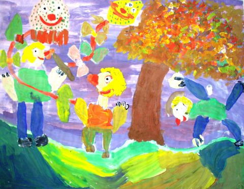 Archiv-Bild „Drachensteigen“