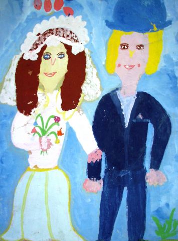 Archiv-Bild „Braut und Bräutigam“