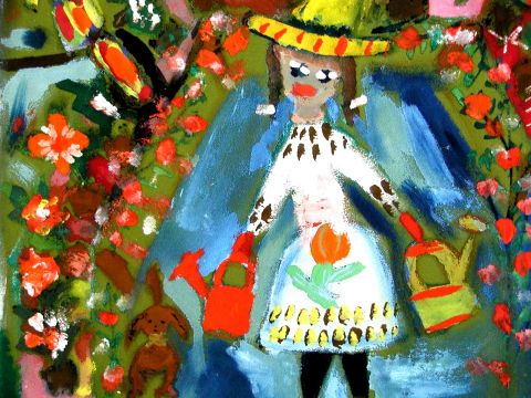 Archiv-Bild „Gärtnerin“