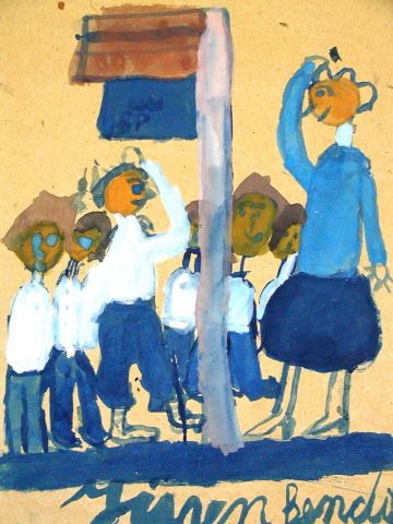 Archiv-Bild „Fahnenappell“