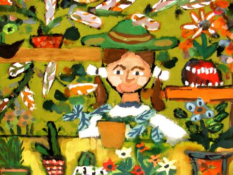 Archiv-Bild „Gärtnerin“