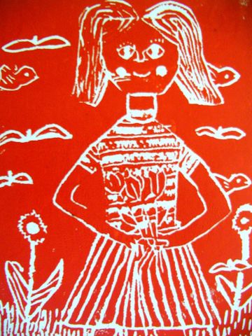 Archiv-Bild „Mädchen mit Blumen“