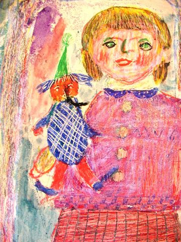 Archiv-Bild „Meine Kasperpuppe und ich“