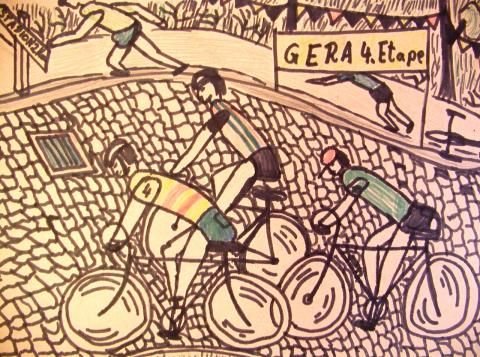 Archiv-Bild „Friedensfahrt in Gera“