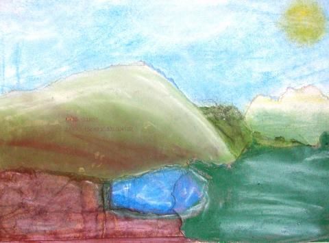 Archiv-Bild „Berge mit See“