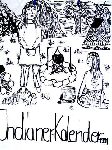 Archiv-Bild „Indianer-Kalender 1991“