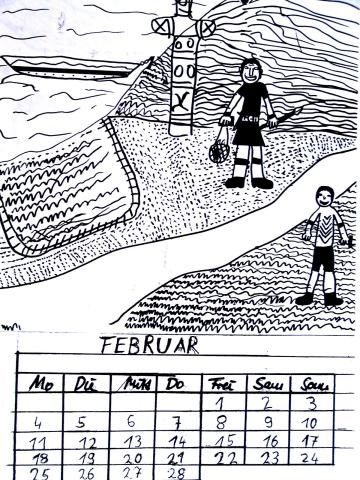 Archiv-Bild „Indianer-Kalender 1991“