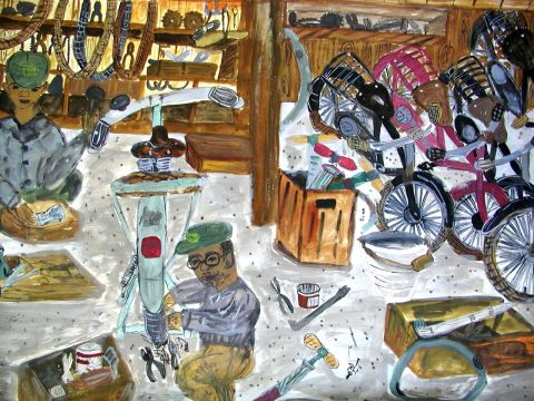 Archiv-Bild „Fahrradwerkstatt“