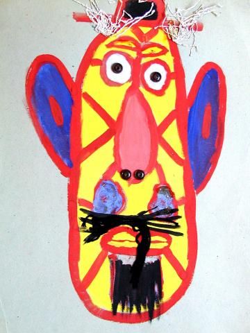 Archiv-Bild „Lustige Masken zum Schülerfasching“