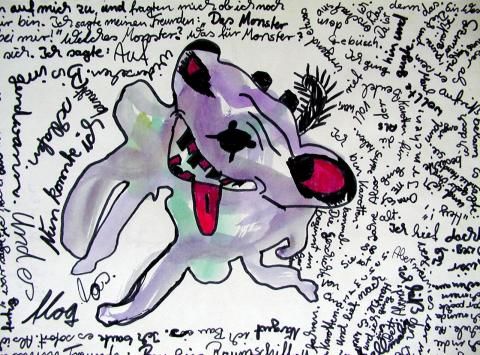 Archiv-Bild „Das Karottenbommelmonster“