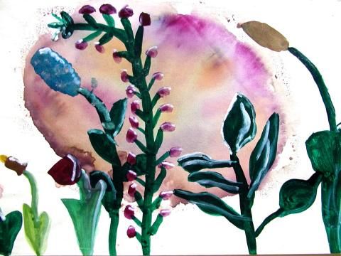 Archiv-Bild „Mein kleines Rasenstück bei Gewitter“