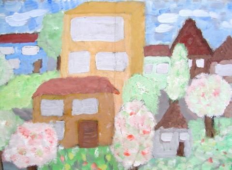 Archiv-Bild „Frühling im Neubaugebiet“