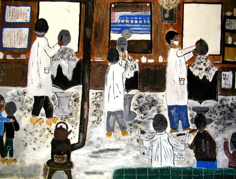 Archiv-Bild „Frisiersalon“