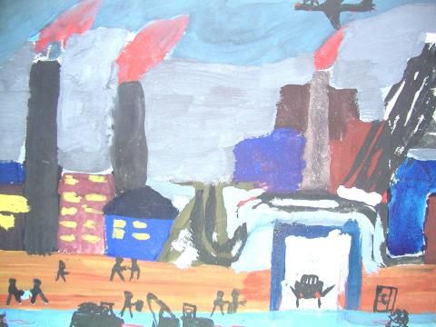 Archiv-Bild „Fabriklandschaft“