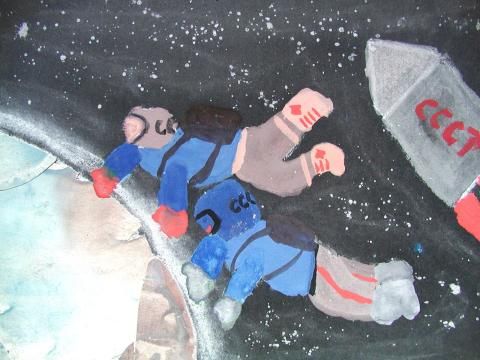 Archiv-Bild „Kosmonauten erleben den Anblick eines fremden Planeten“