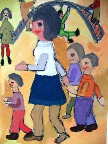 Archiv-Bild „Elternberuf: Kindergärtnerin“