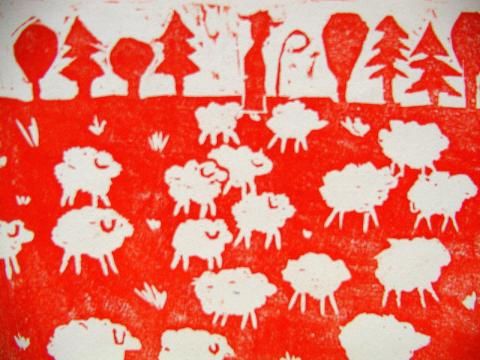 Archiv-Bild „Die Schafweide“