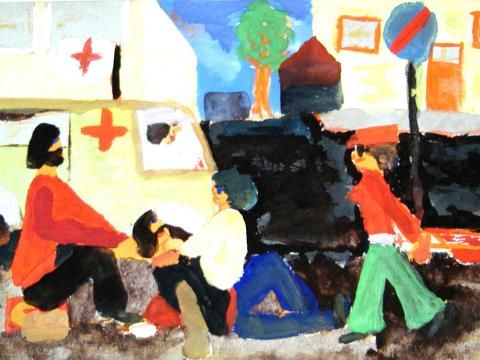 Archiv-Bild „Erste Hilfe für Verkehrsverletzte“