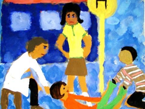 Archiv-Bild „Erste Hilfe für Verkehrsverletzte“