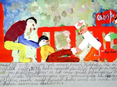 Archiv-Bild „Erste Hilfe für Verkehrsverletzte“