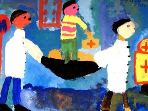 Archiv-Bild „Erste Hilfe für Verkehrsverletzte“