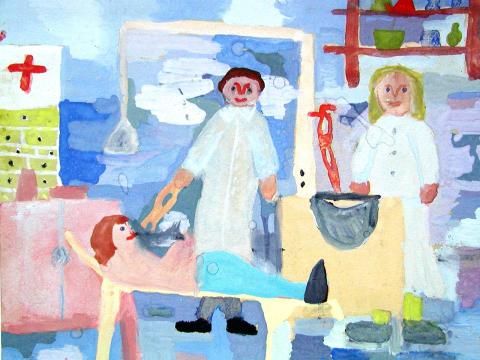 Archiv-Bild „Die gesundheitliche Betreuung in der Schule“