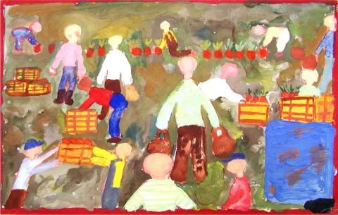 Archiv-Bild „Rübenernte“