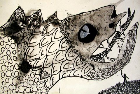 Archiv-Bild „Kampf mit dem Drachen“