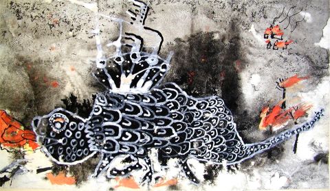 Archiv-Bild „Kampf mit dem Drachen“