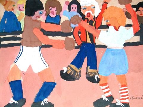 Archiv-Bild „Boxkampf“