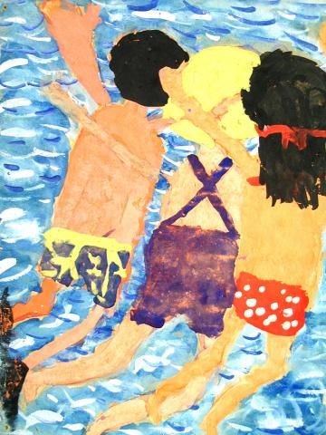 Archiv-Bild „Wir springen übermütig ins Wasser“