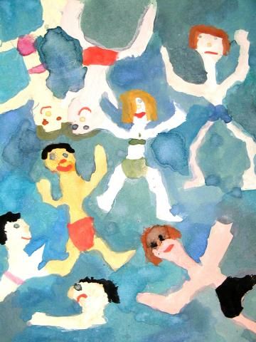 Archiv-Bild „Wir springen übermütig ins Wasser“