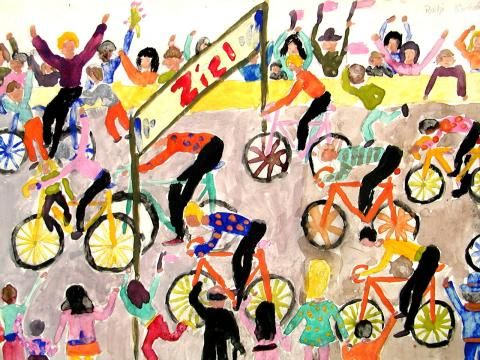 Archiv-Bild „Unser Endspurt in der Friedensfahrt“