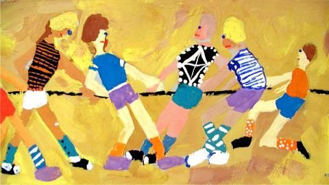 Archiv-Bild „Wir messen unsere Kräfte beim Tauziehen“